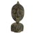 Wood sculpture, 'Bakuta Doll' - West African Wood Sculpture with Aluminum and Brass Plating thumbail