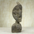 Wood sculpture, 'Bakuta Doll' - West African Wood Sculpture with Aluminum and Brass Plating (image 2b) thumbail
