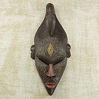 African wood mask, 'Young Strength'