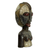 Wood sculpture, 'Balumba Faces' - Sese Wood and Aluminum Two Face Sculpture from Ghana (image 2d) thumbail