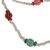 Recycled glass beaded necklace, 'Casual Colors' - Multicolored Recycled Glass Beaded Necklace from Ghana (image 2d) thumbail