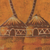 Batik wall hanging, 'Sankofa Aklowa' - African Cotton Batik Folk Art Wall Hanging (image 2b) thumbail