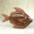 Wood sculpture, 'Spadefish' - Sese Wood Sculpture of a Fish by a Ghanaian Artist (image 2) thumbail