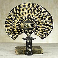 Featured review for Wood and raffia fan, Mother Breeze