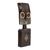 African wood sculpture, 'Ahomka Mask' - Ghanaian Sese Wood Mask Sculpture with Aluminum Plating (image 2c) thumbail