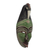 African wood mask, 'Peaceful Hen' - Handcrafted Painted Sese Wood Wall Mask from Ghana (image 2b) thumbail