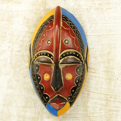 African wood mask, Uzoma