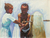 Kostbar – Signiertes impressionistisches Gemälde von zwei Kindern aus Ghana
