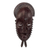Afrikanische Holzmaske - Handgefertigte afrikanische Maske im Baule-Stil aus Sese-Holz aus Ghana