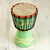Wood mini djembe drum, 'Musical Mint' - Artisan Crafted Authentic African Mini Djembe Drum (image 2b) thumbail
