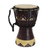 Mini-Djembetrommel aus Holz, 'Afrikanische Klänge'. - Handwerklich hergestellte authentische afrikanische Mini-Djembetrommel