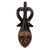African wood mask, 'African Queen' - African Sese Wood Wall Mask from Ghana (image 2a) thumbail