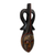 African wood mask, 'African Queen' - African Sese Wood Wall Mask from Ghana