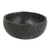 Ceramic decorative bowl, 'Black Scales' - Wood-Fired Handcrafted Decorative Ceramic Bowl from Ghana