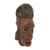 Máscara de madera africana - Máscara de cosecha africana de madera de Sese tallada a mano de Ghana