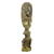 Muñeca de fertilidad de madera - Muñeca africana de fertilidad de madera tallada a mano con símbolo de Gye Nyame