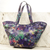 Tie-dyed leather shoulder bag, 'Colorful Cosmos' - Handcrafted Tie-Dyed Leather Shoulder Bag from Ghana (image 2b) thumbail