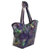 Tie-dyed leather shoulder bag, 'Colorful Cosmos' - Handcrafted Tie-Dyed Leather Shoulder Bag from Ghana (image 2c) thumbail