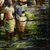 'Fishing Folks I' - Signed Impressionist Painting of Fishermen from Ghana (image 2b) thumbail