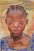 'Innocent Flash' - Original Signed Realist Painting of a Girl from Ghana