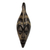 African wood mask, 'Back to My Roots' - Hand Carved Black Sese Wood Wall Mask with Bird from Ghana thumbail