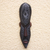 African wood mask, 'Dan Adornment' - Hand Carved African Wood Embellished Dan Mask from Ghana