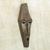 African wood mask, 'Agya' - Artisan Hand Carved Agya Father Sese Wood Mask from Ghana