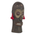 African wood mask, 'Chihongo' - Hand-Carved Chokwe Chihongo Sese Wood African Mask (image 2c) thumbail