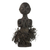 Escultura de madera - Sese Escultura en Madera y Rafia de una Mujer de Ghana