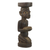 Holzskulptur - Handgefertigte Sese-Holzskulptur eines Yoruba-Mannes aus Ghana