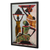 Cotton batik wall art, 'Porters' - Handcrafted Batik Painting of African People from Guatemala