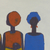 'African Style' - Stylized Acrylic Portrait of Five Modern African Women (image 2b) thumbail