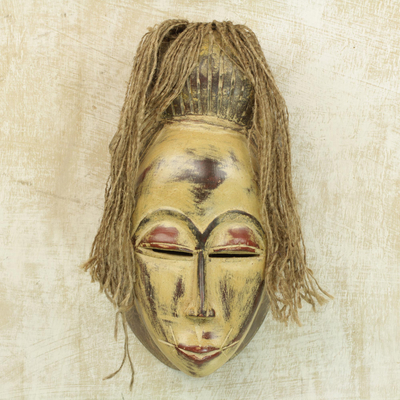 African wood mask, Ngondo Festival