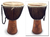 Wood djembe drum, 'Sankofa' - Handmade Wood Djembe Drum