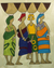 Wandkunst aus Seide – Handgefertigte kulturelle Seidenwandkunst von Frauen aus Ghana