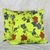 Cotton cushion covers, 'Bright and Sunny' (pair) - 100% Cotton Yellow Leaf Print Pair of Cushion Covers thumbail