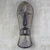 African wood mask, 'Songye Woman' - Hand-Carved Songye Woman African Sese Wood Wall Mask