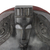 African wood mask, 'Akan Unity' - Authentic African Wood and aluminium Wall Mask