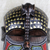 African beaded wood mask, 'Akyiglinyi' - Elephant Themed Wood Mask with Brass and Glass Beads (image 2b) thumbail