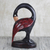 Wood sculpture, 'Sankofa' - Hand Carved Sese Wood Bird Sculpture from West Africa (image 2) thumbail