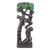 Wood sculpture, 'A Good Climber' - Wood Sculpture of a Person Climbing a Tree from Ghana