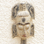Wood mask, 'Comb Majesty' - Hand-Carved Sese Wood African Mask and Comb Wall Art (image 2c) thumbail