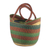 Leather accented raffia tote bag, 'Bolga Basket' - Hand Woven Raffia Natural Fiber Tote with Leather Strap (image 2d) thumbail