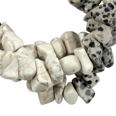 Armband aus Achatperlen - Handgefertigtes Achat-Perlenarmband aus Ghana