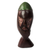 Wood sculpture, 'Green Thoughtfulness' - Thoughtful Sese Wood Sculpture by a Ghanaian Artisan (image 2a) thumbail