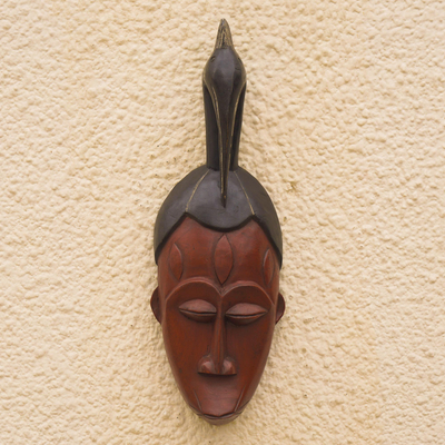 African wood mask, Gallant Bird