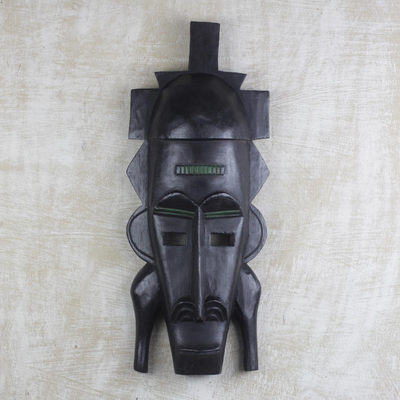 African wood mask, King