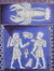 'Confrontation' - Unique Acrylic Painting of Egyptian Men and Symbols thumbail