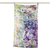 Batik cotton wall hanging, 'Maternal Love' - Colorful Cotton Batik Mother with Baby Wall Hanging