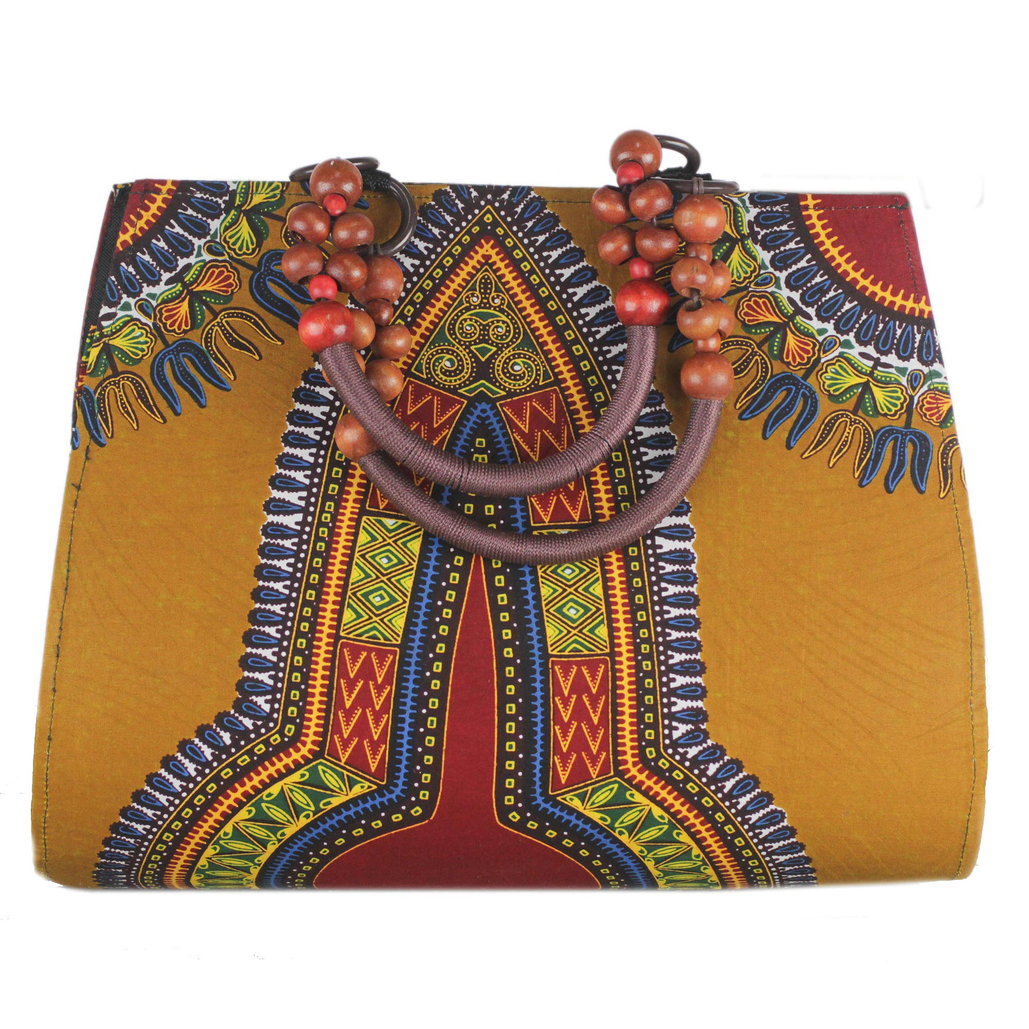 Handmade 100% Cotton Dashiki Style Handle Handbag from Ghana - Dashiki ...